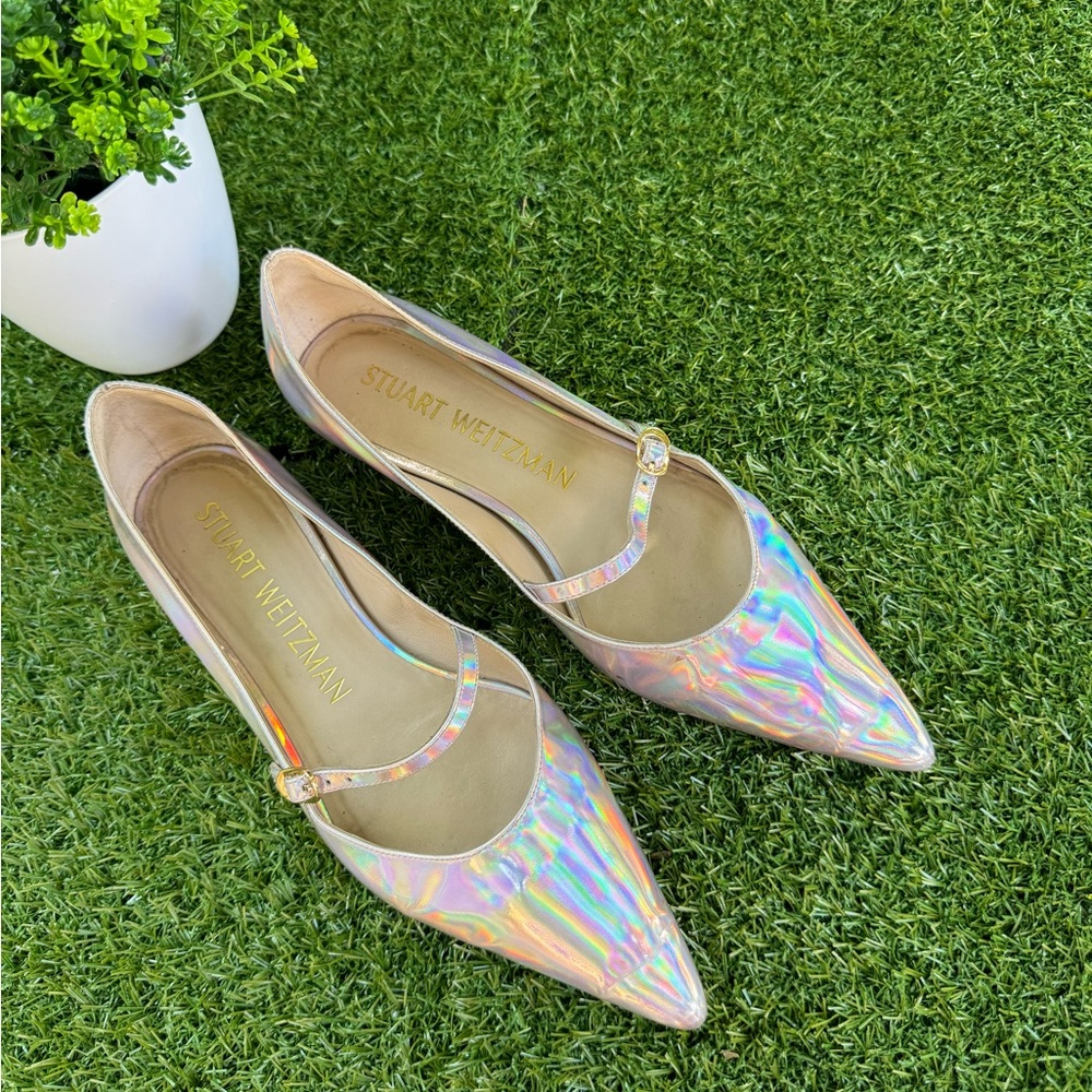 Stuart Weitzman Iridescent Flats - Picture 13 of 16